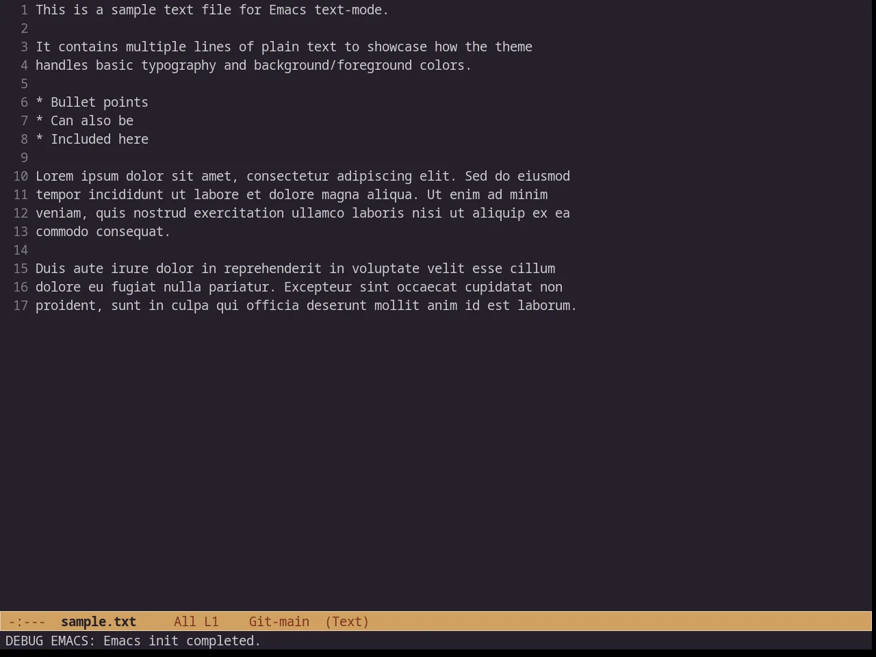 Leuven Dark in text-mode
