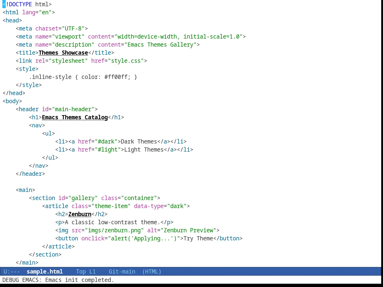 Leuven in html-mode