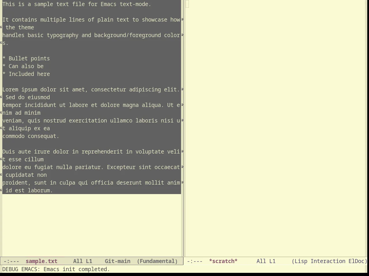 Light Soap Theme in fundamental-mode