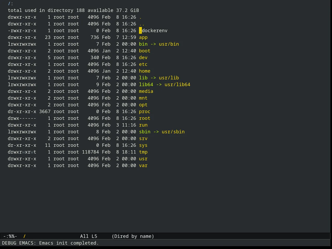 Liso Theme in dired