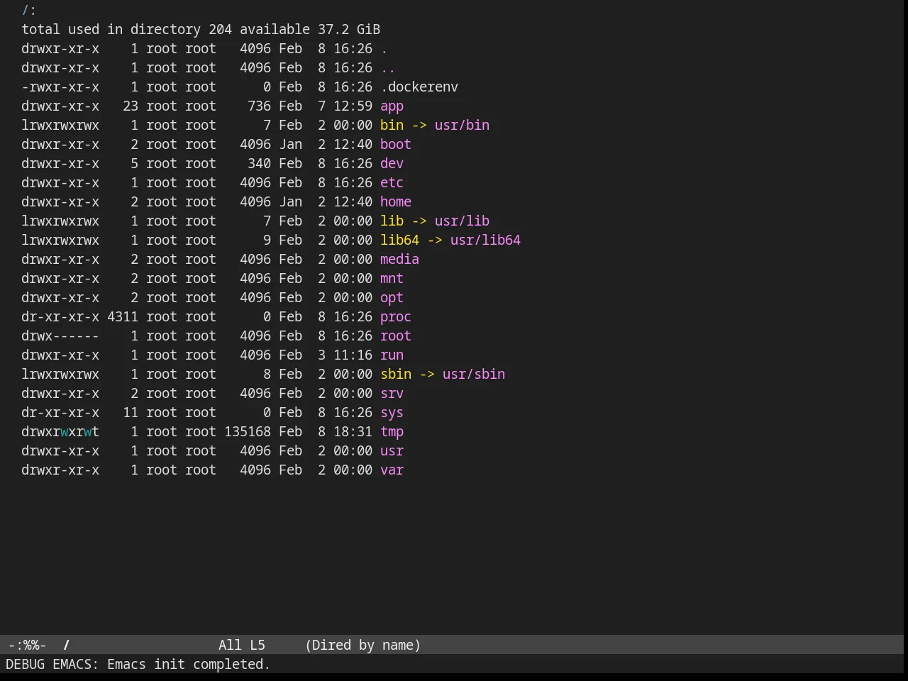 Lush Theme in dired
