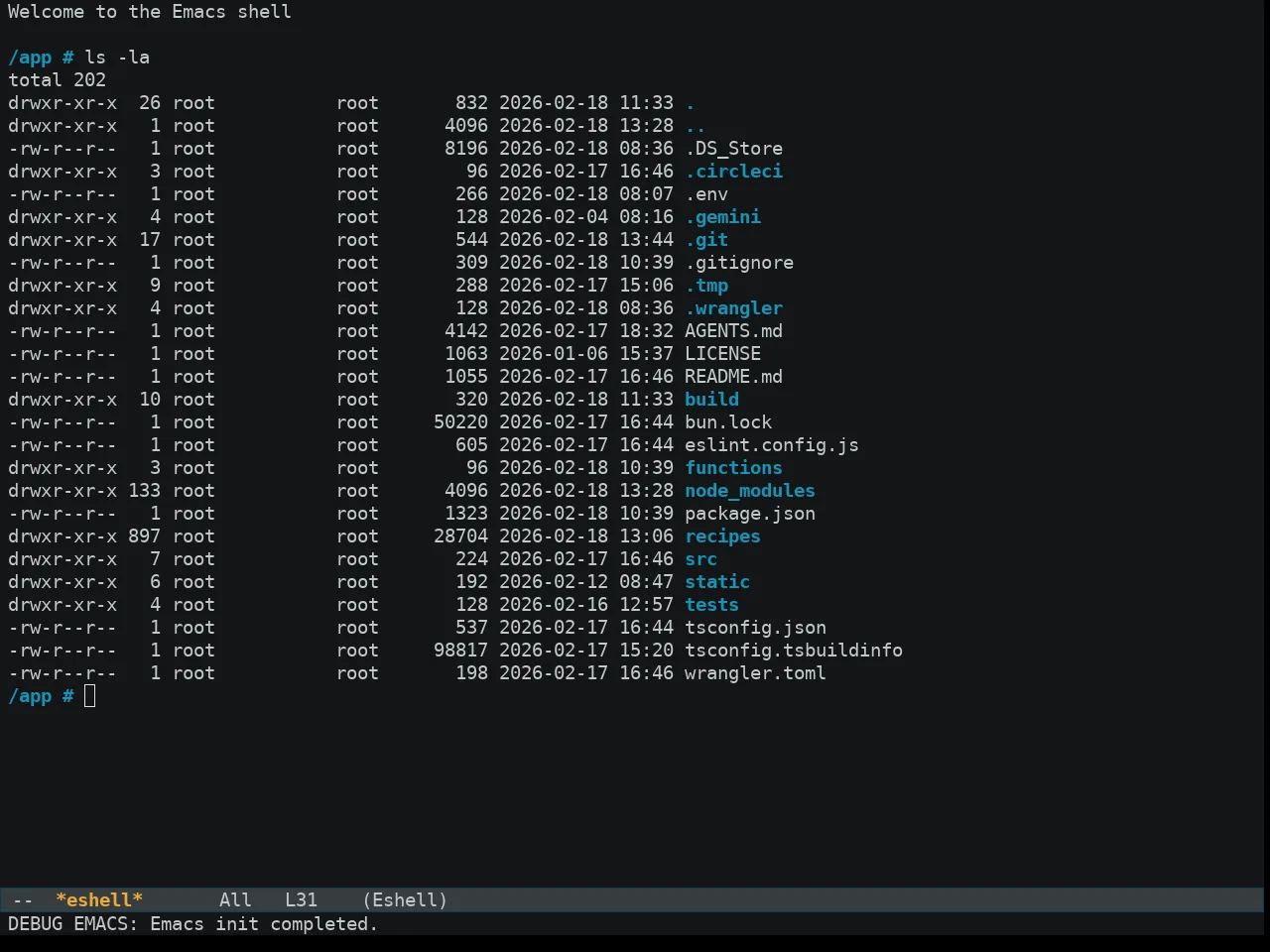 Madhat2r Theme in eshell