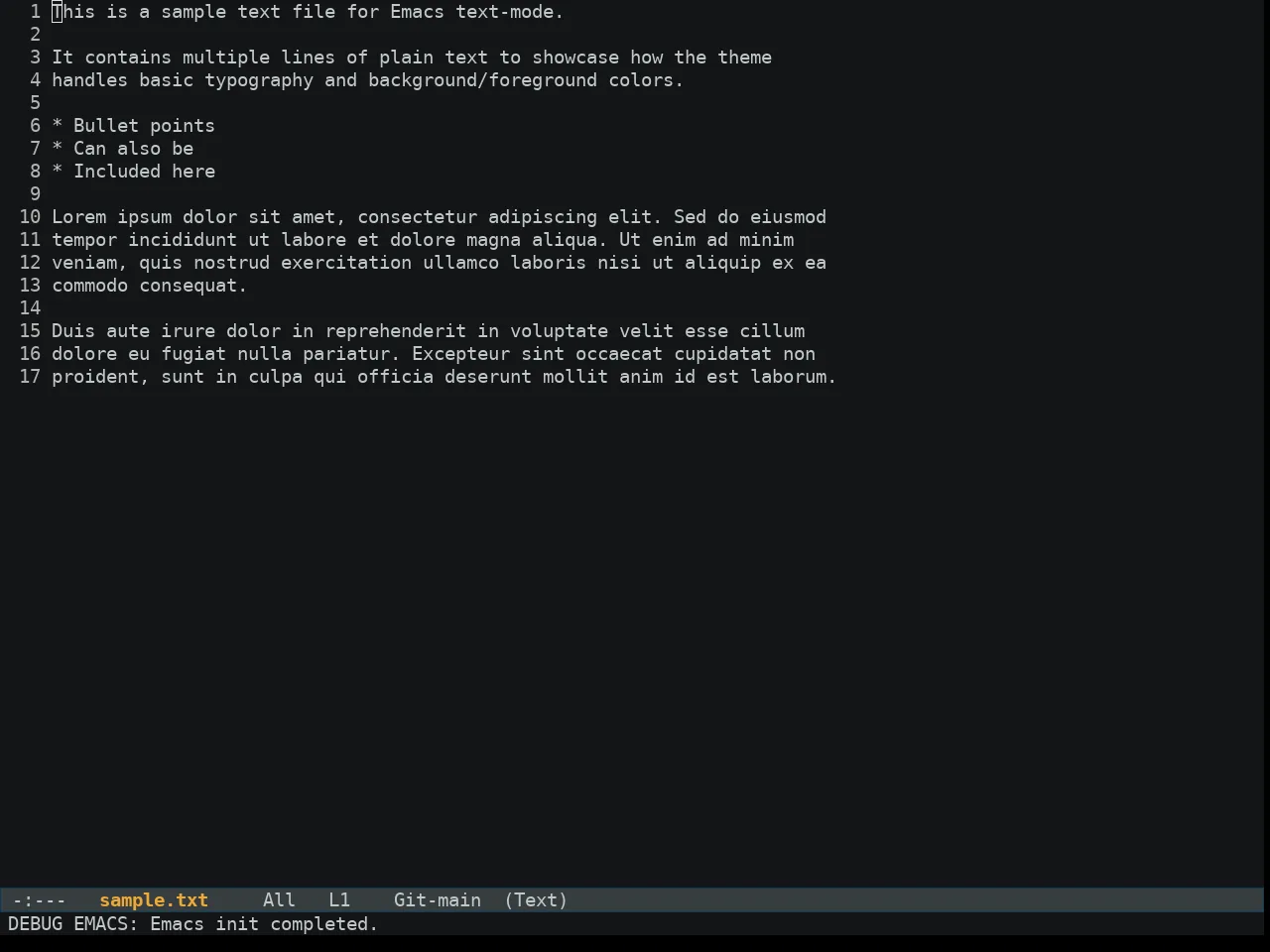 Madhat2r Theme in text-mode