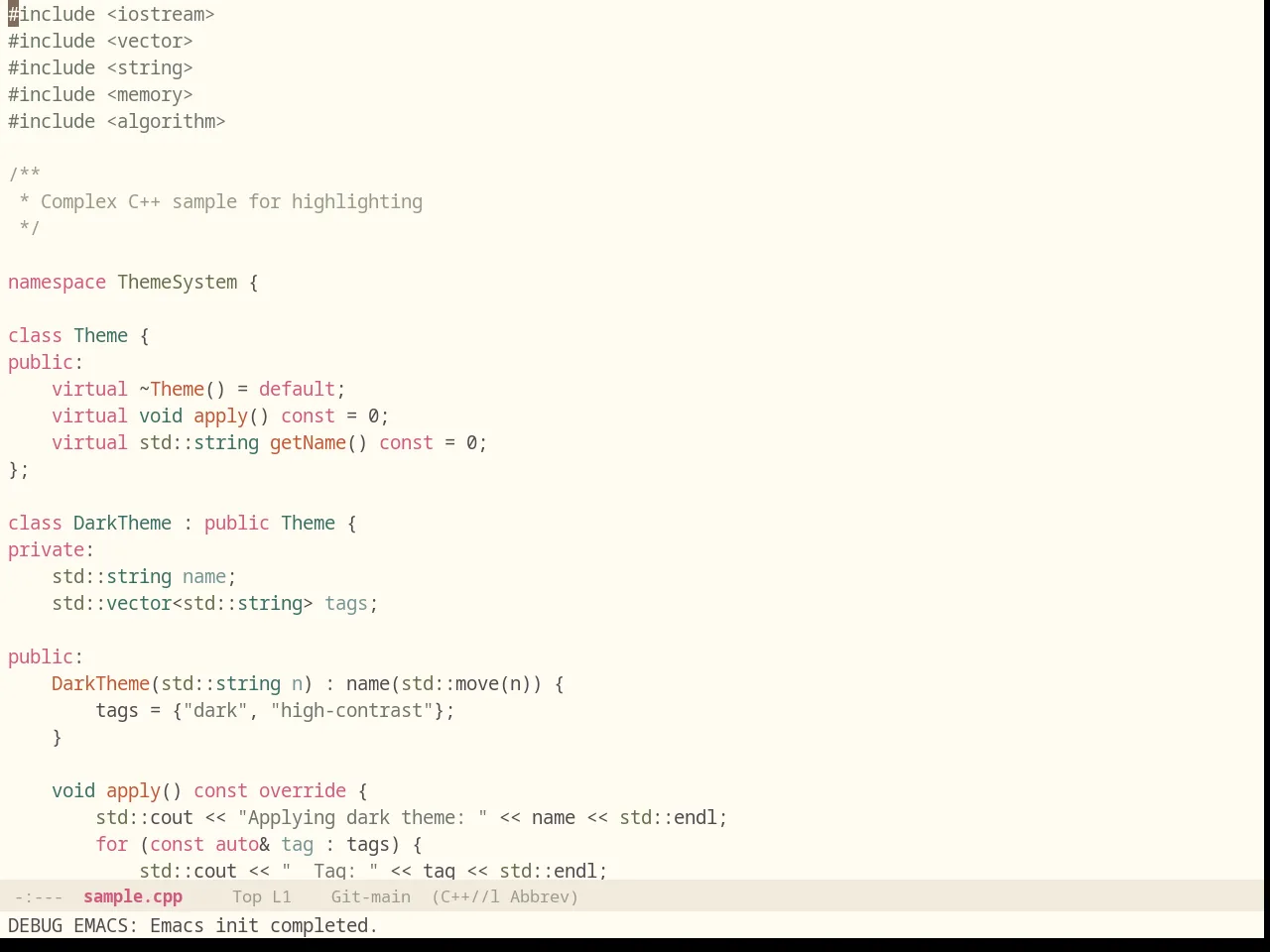 Majapahit Light in c++-mode