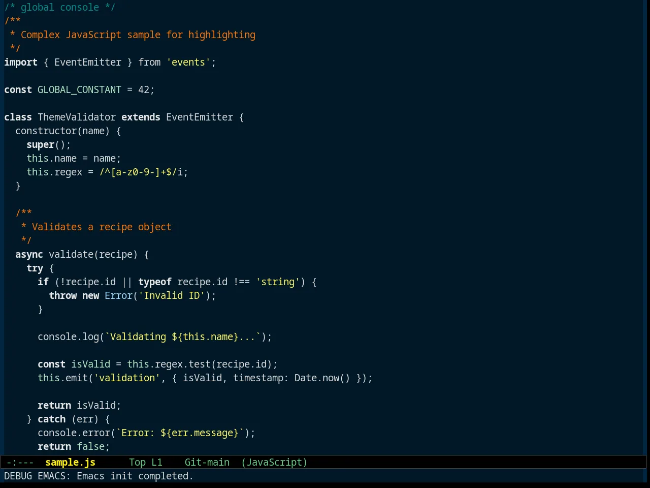 M&M Theme in javascript-mode