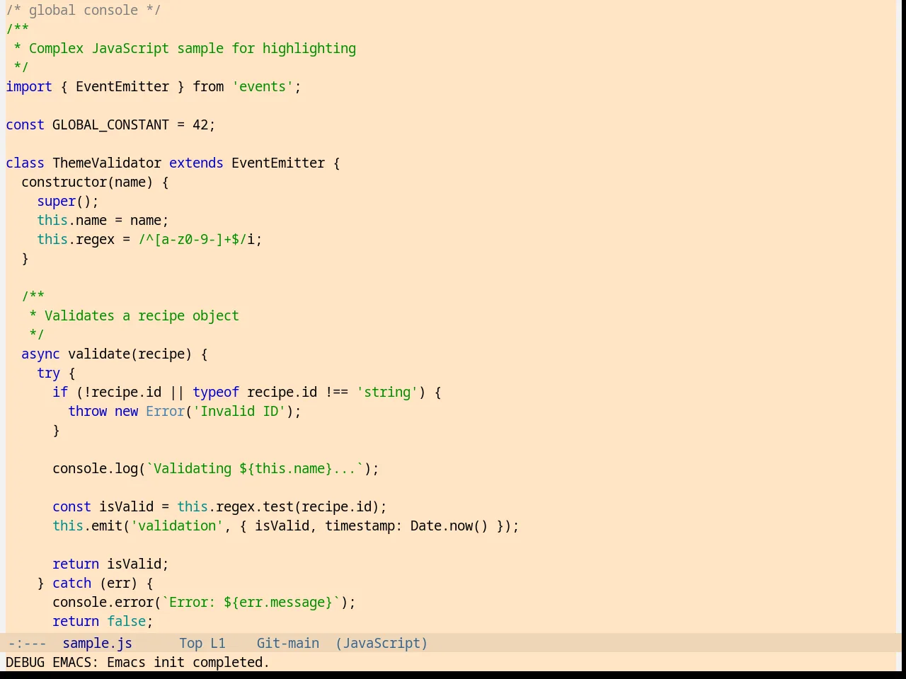 Marquardt Theme in javascript-mode