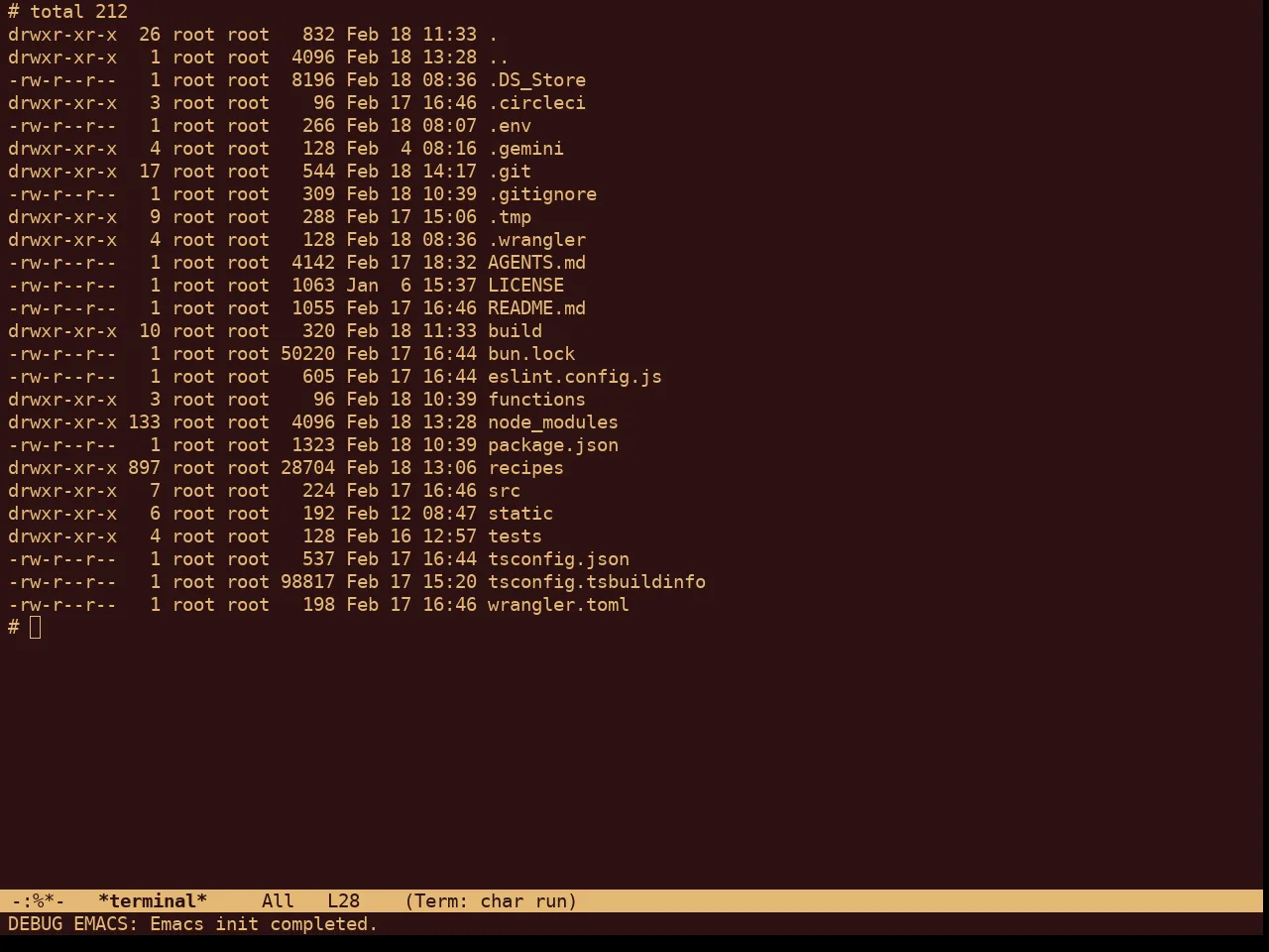 Marron Gold Theme in term