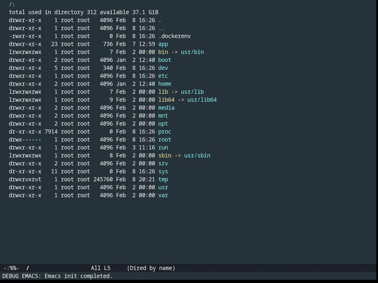 Material Theme in dired