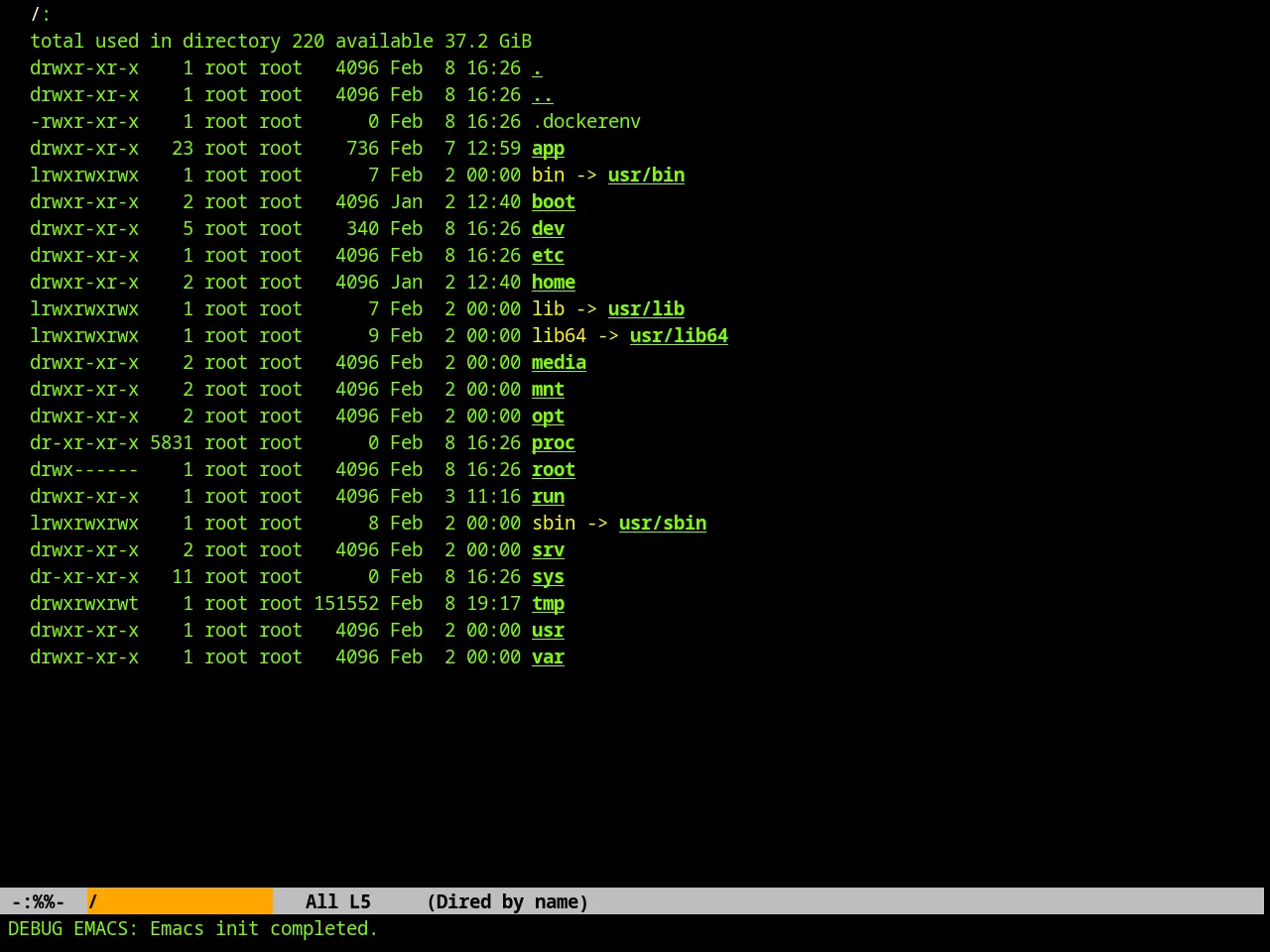 Matrix Theme in dired