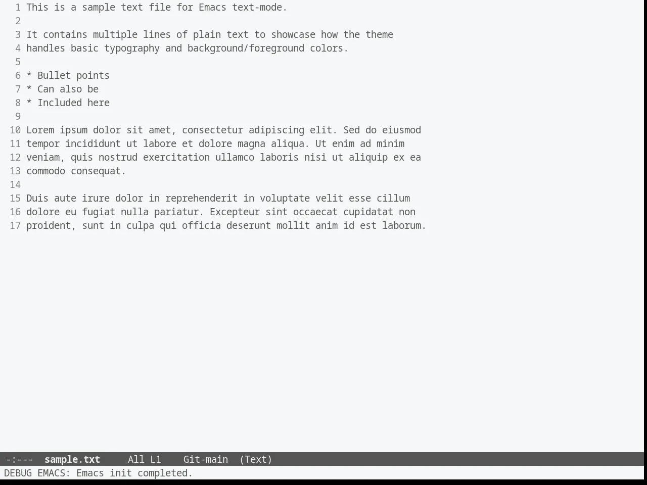 McCarthy Theme in text-mode