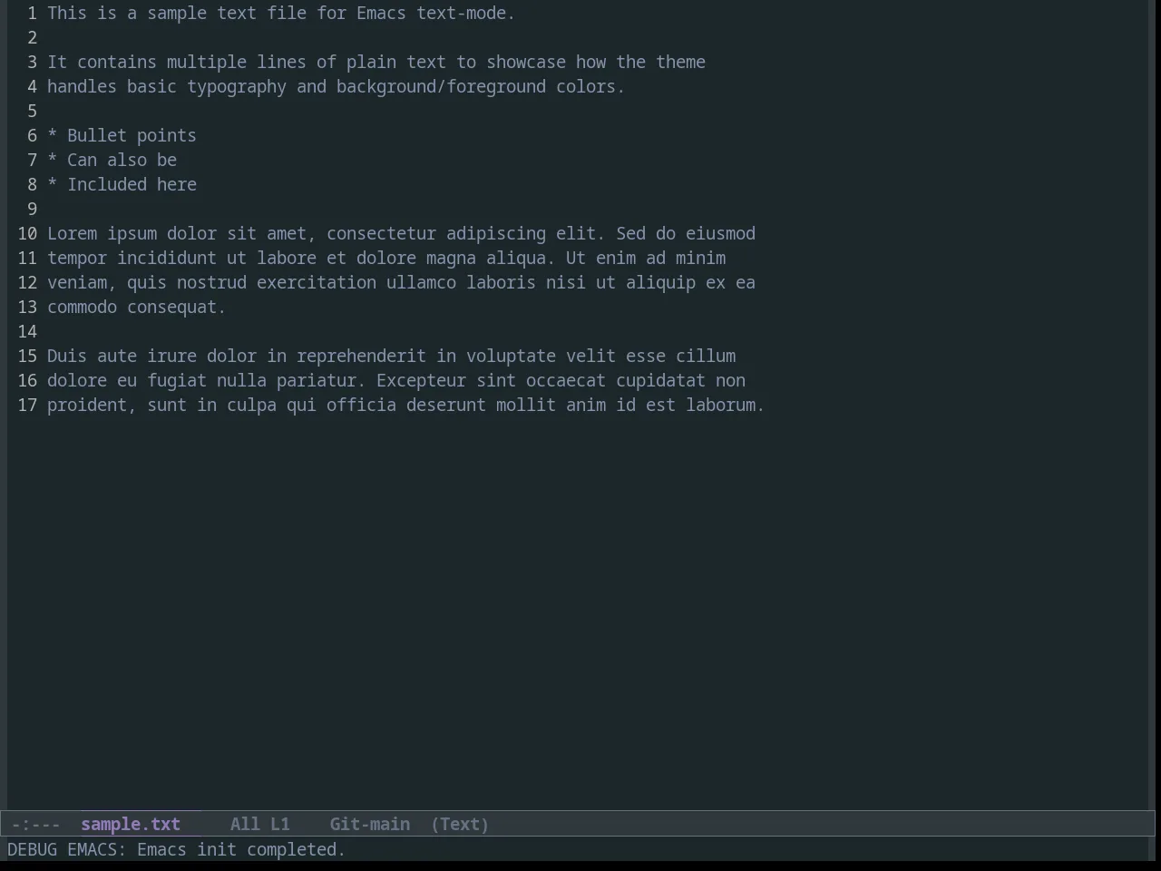 MetalHeart Theme in text-mode