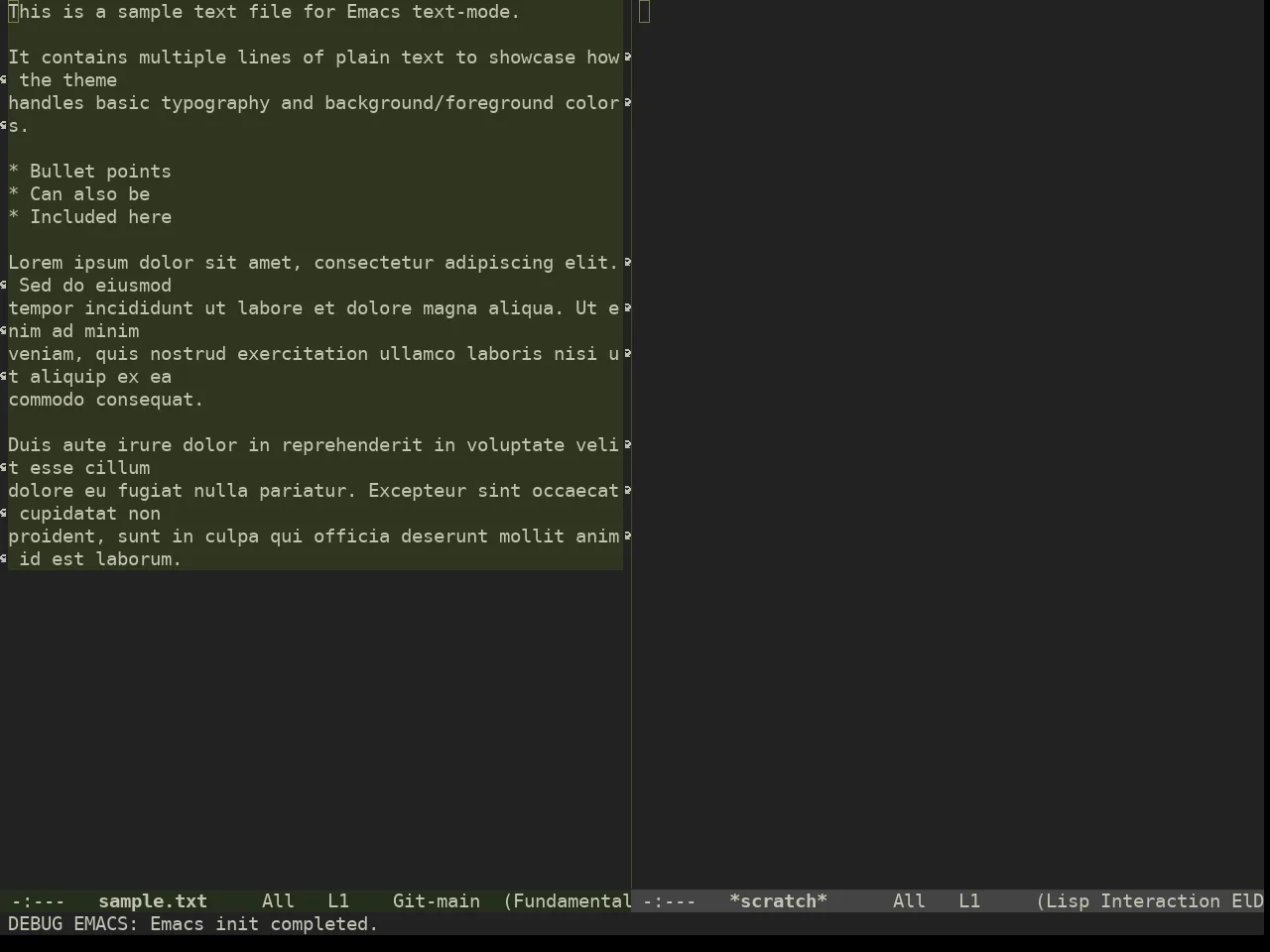 Miasma Theme in fundamental-mode