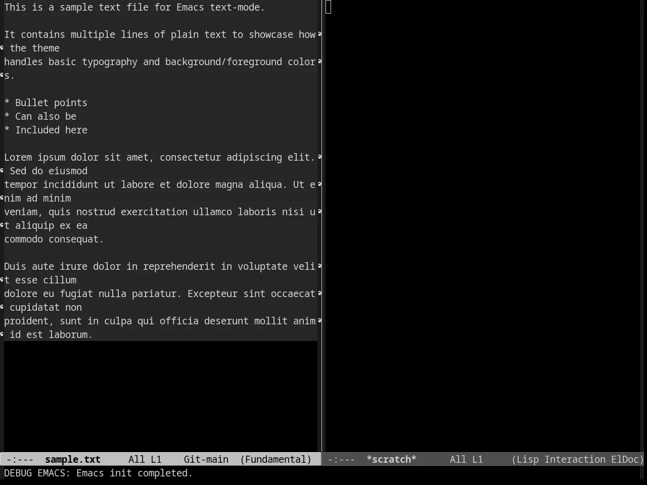 Midnight Theme in fundamental-mode