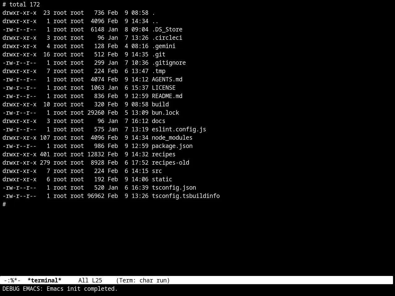 Minimal Theme in term