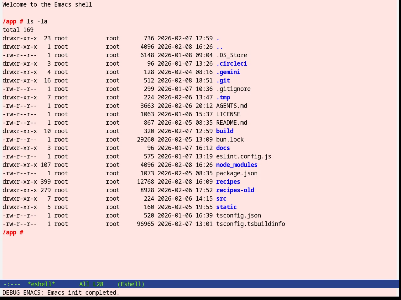 Mistyday Theme in eshell