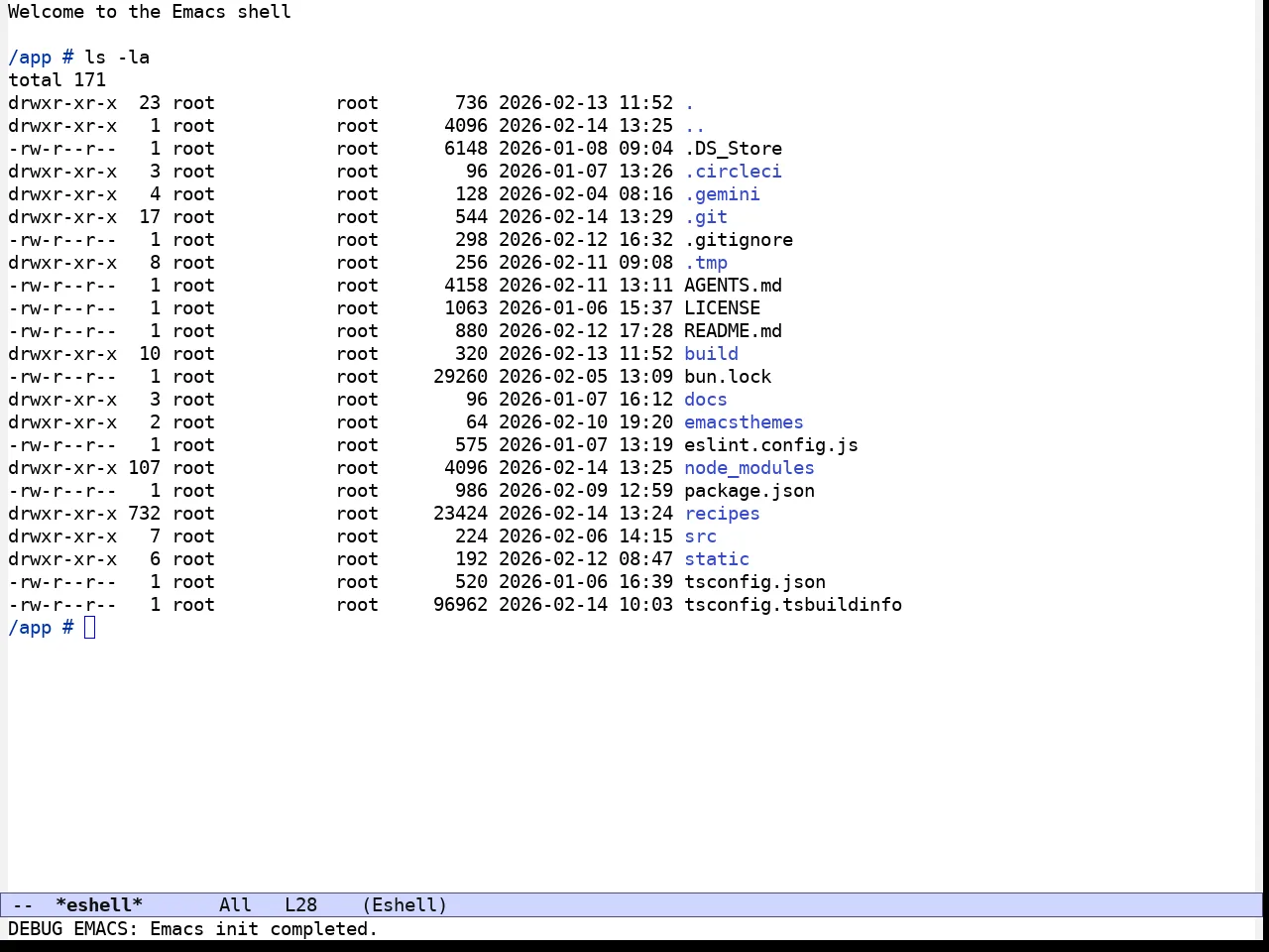 Modus Operandi Deuteranopia Theme in eshell