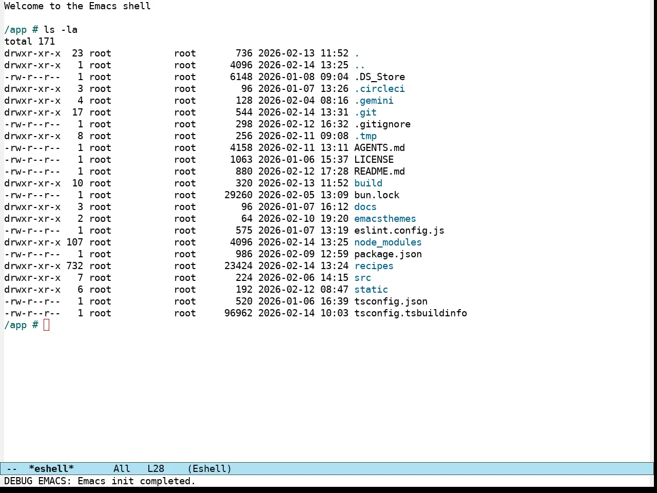 Modus Operandi Tritanopia Theme in eshell