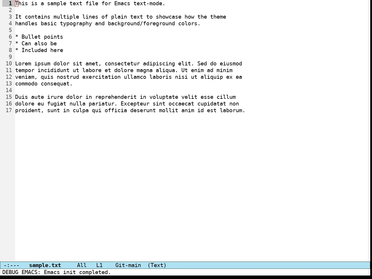 Modus Operandi Tritanopia Theme in text-mode