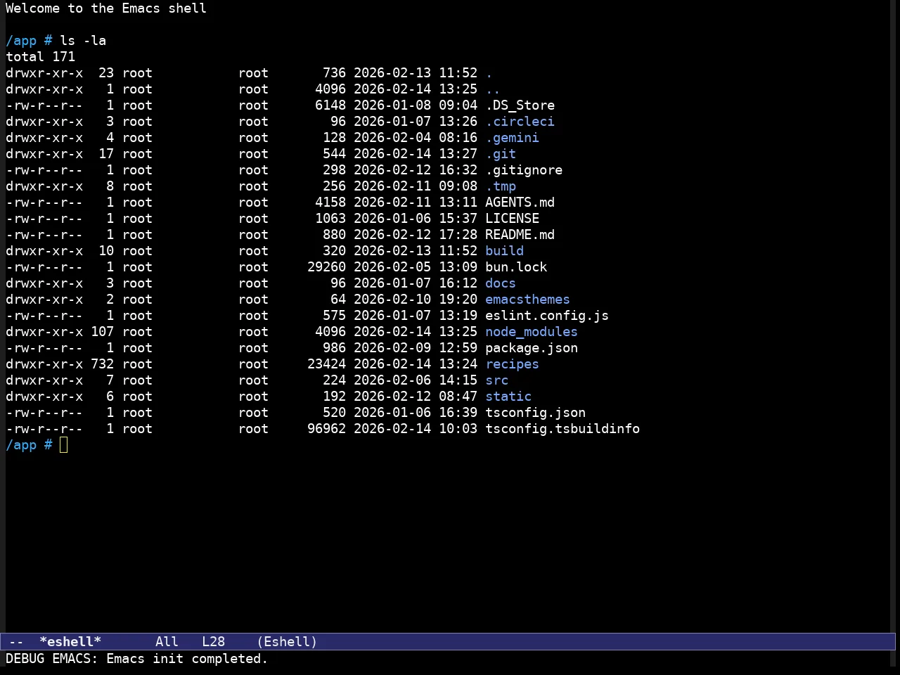 Modus Vivendi Deuteranopia Theme in eshell