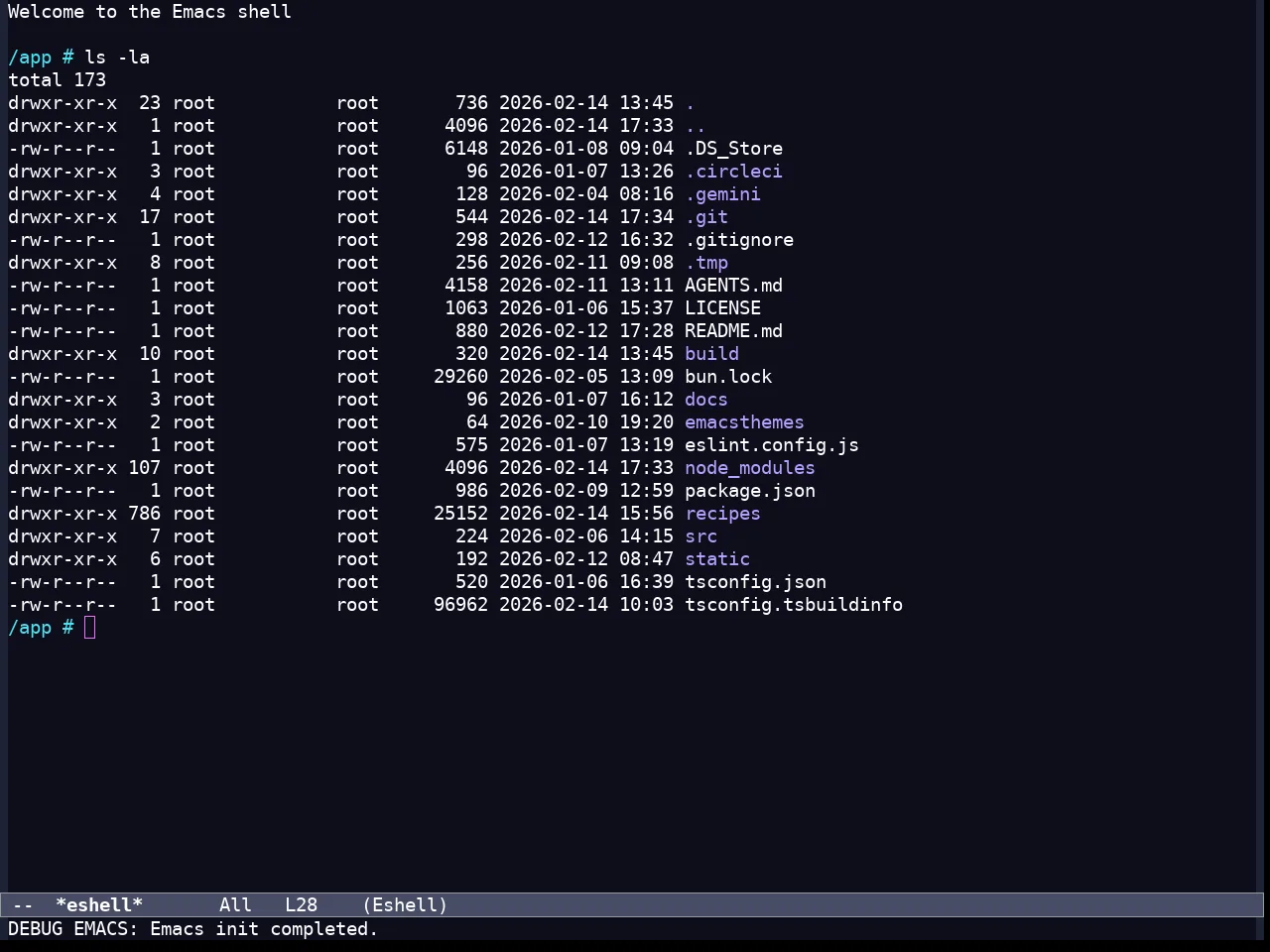Modus Vivendi Tinted Theme in eshell
