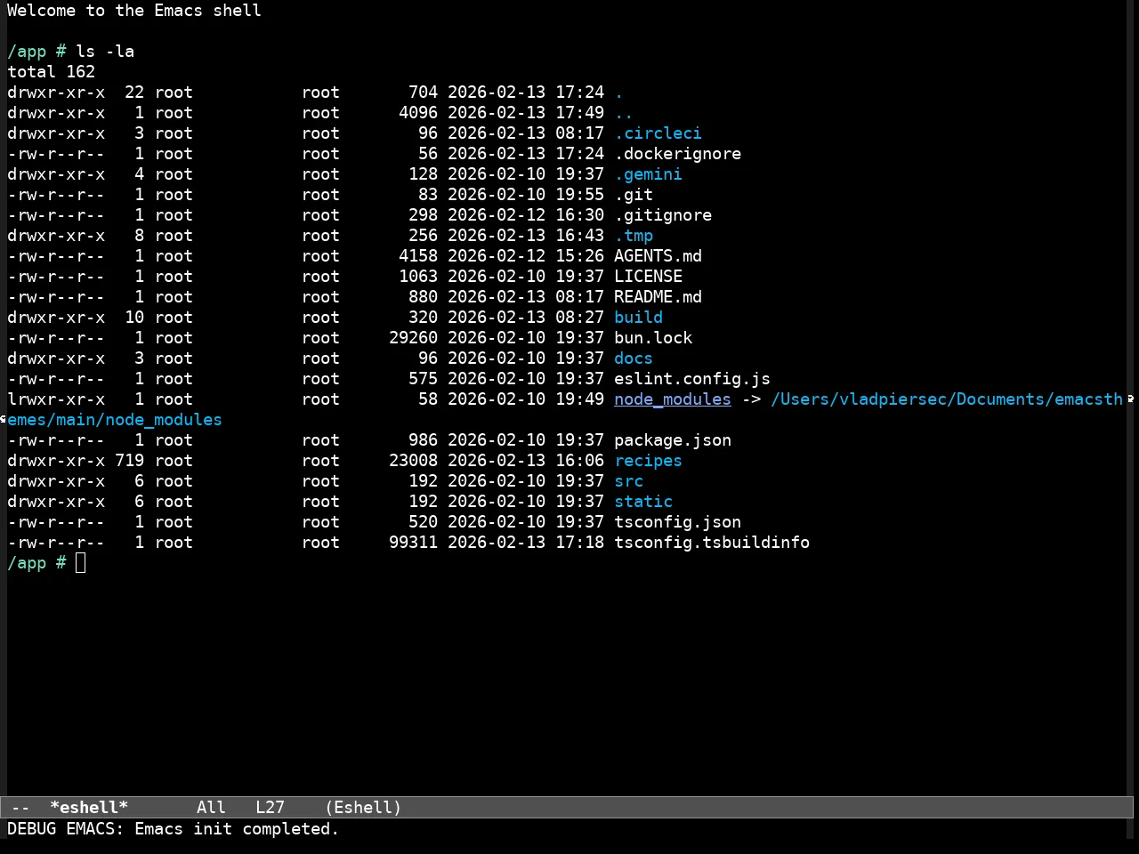 Modus Vivendi Theme in eshell