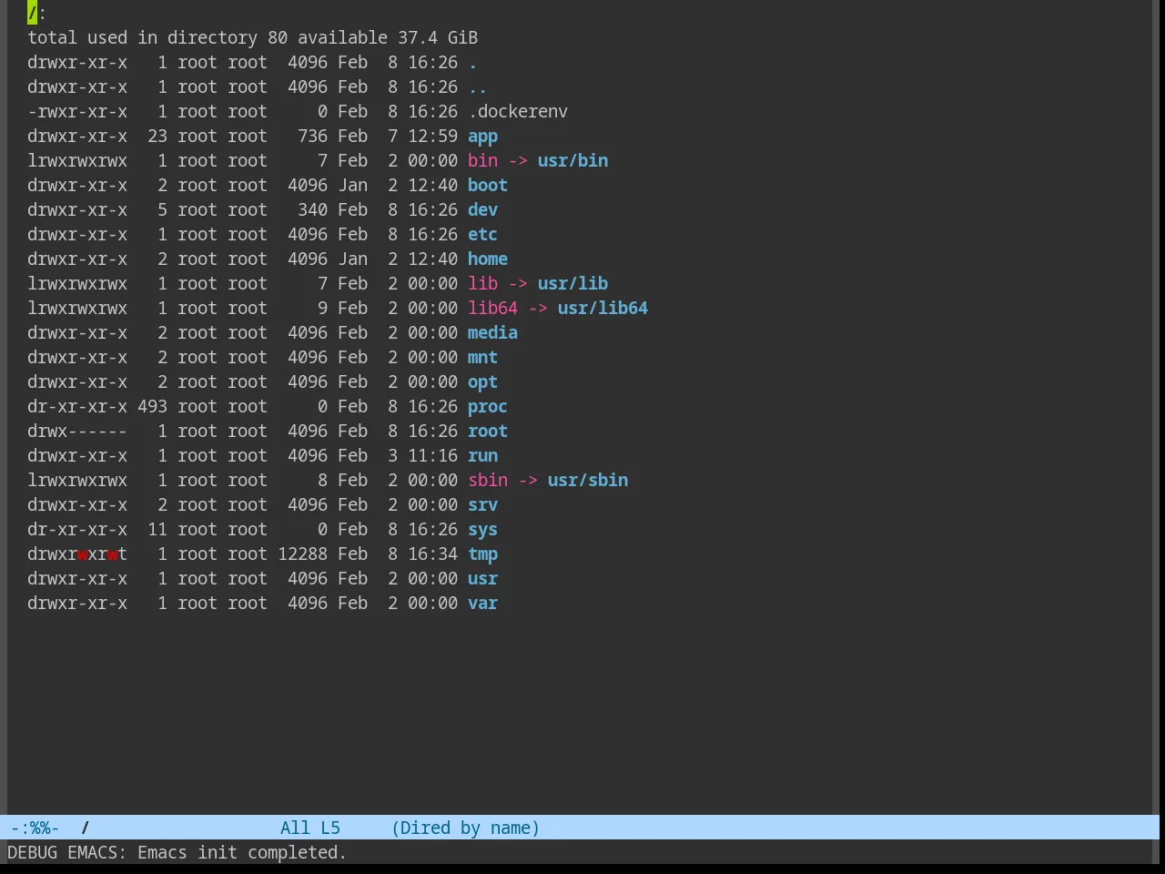 Moe Theme in dired