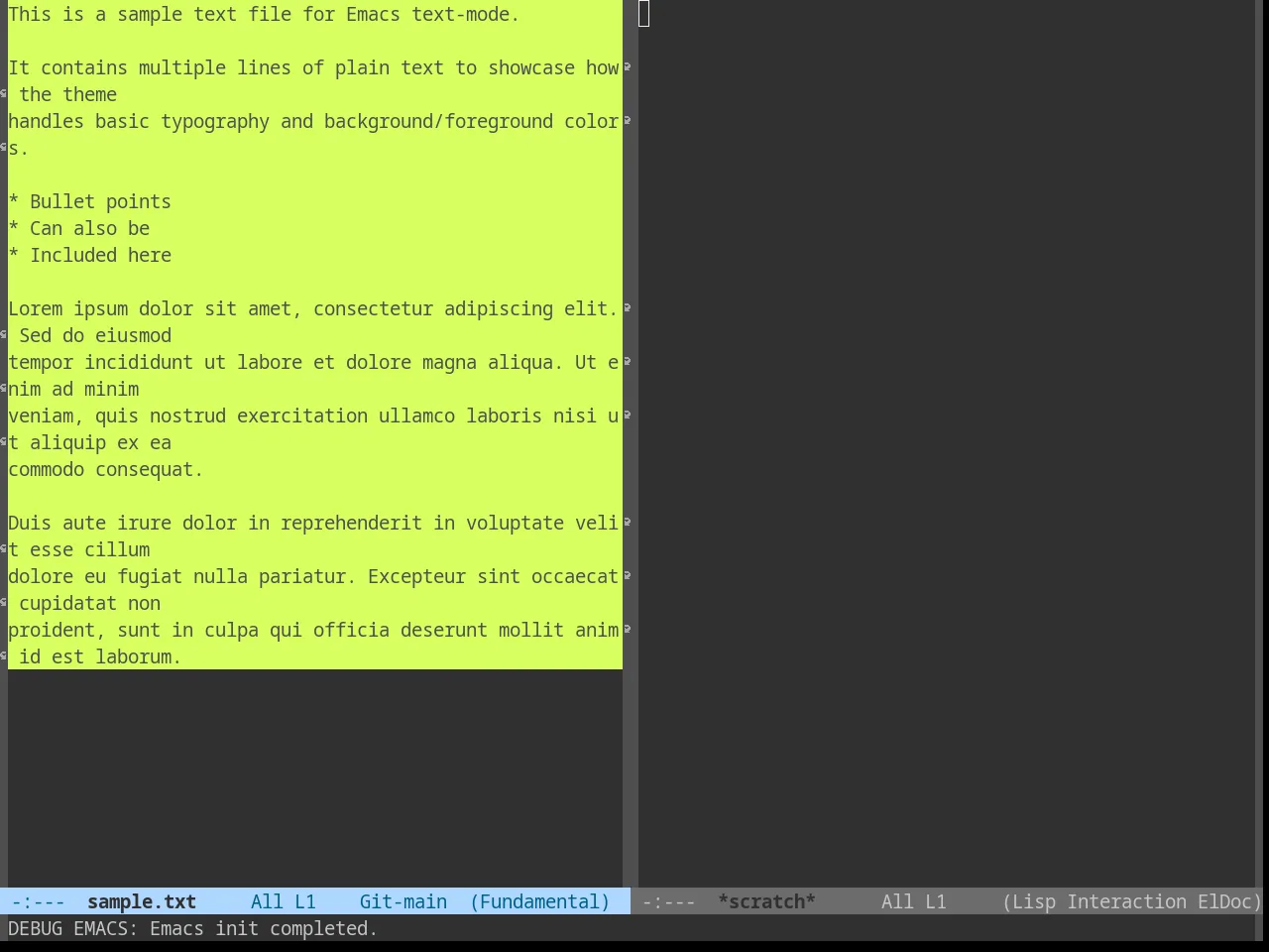 Moe Theme in fundamental-mode