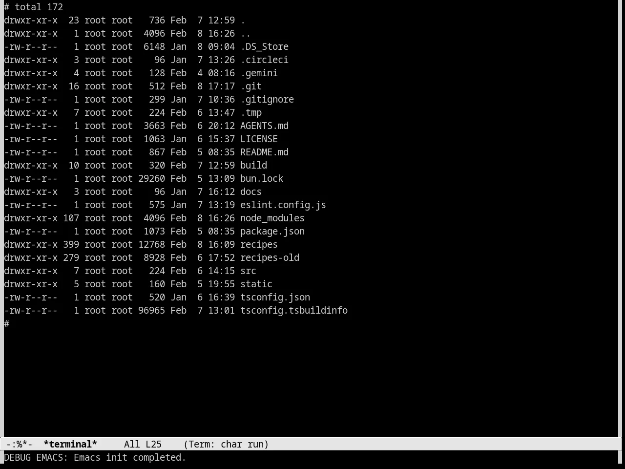 Monochrome Theme in term