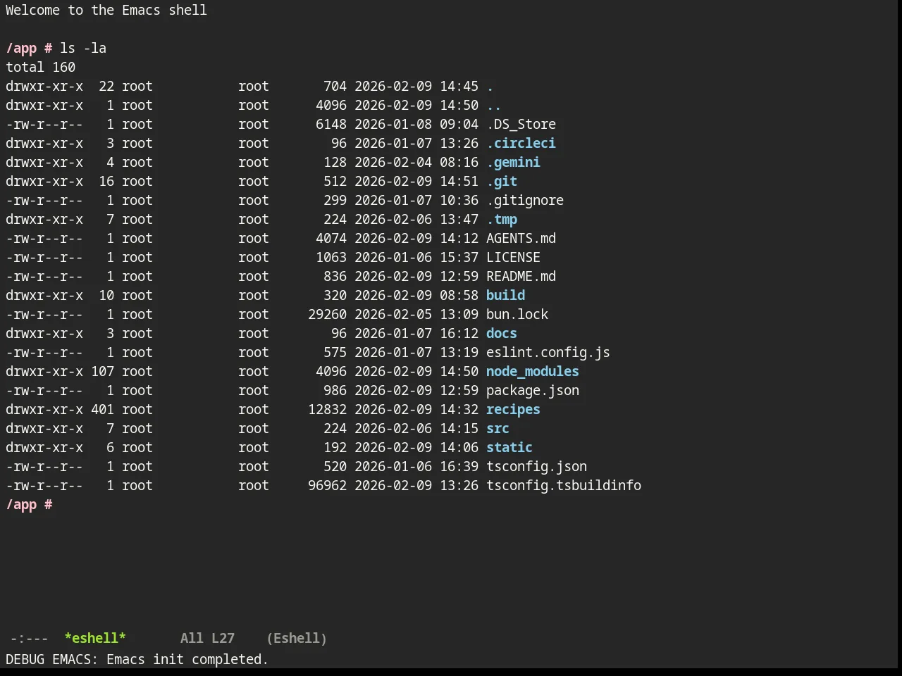 Monokai Alt Theme in eshell