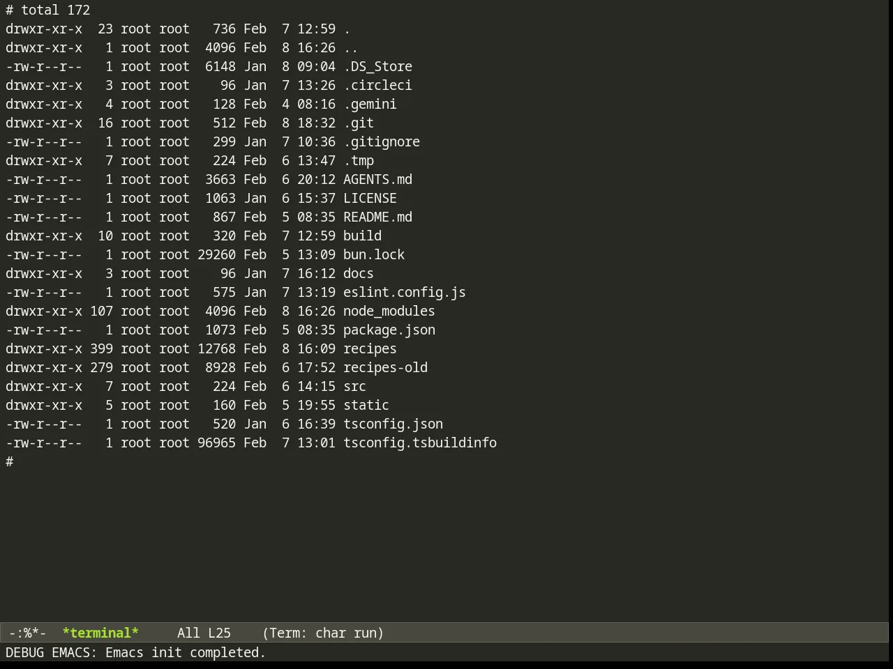 Monokai Theme in term