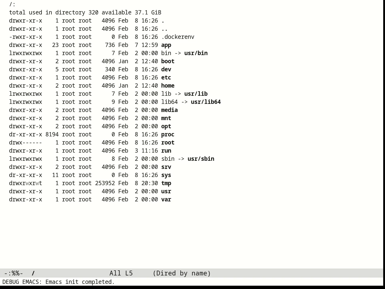 Monotropic Theme in dired