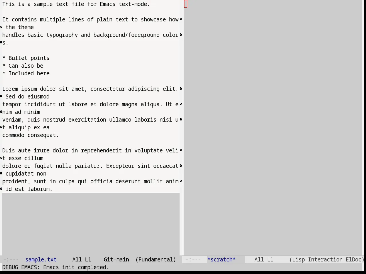 Montz Theme in fundamental-mode