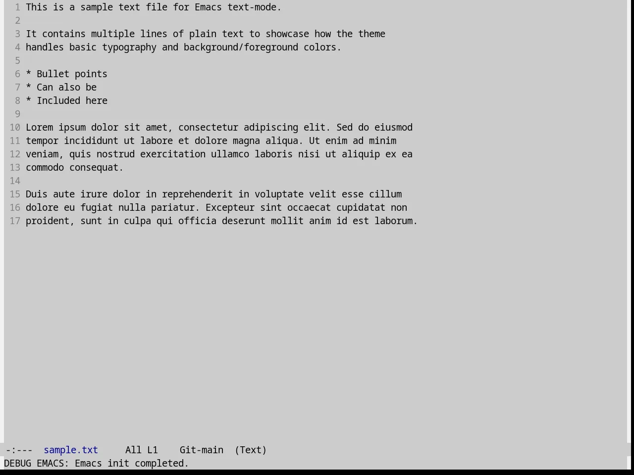 Montz Theme in text-mode