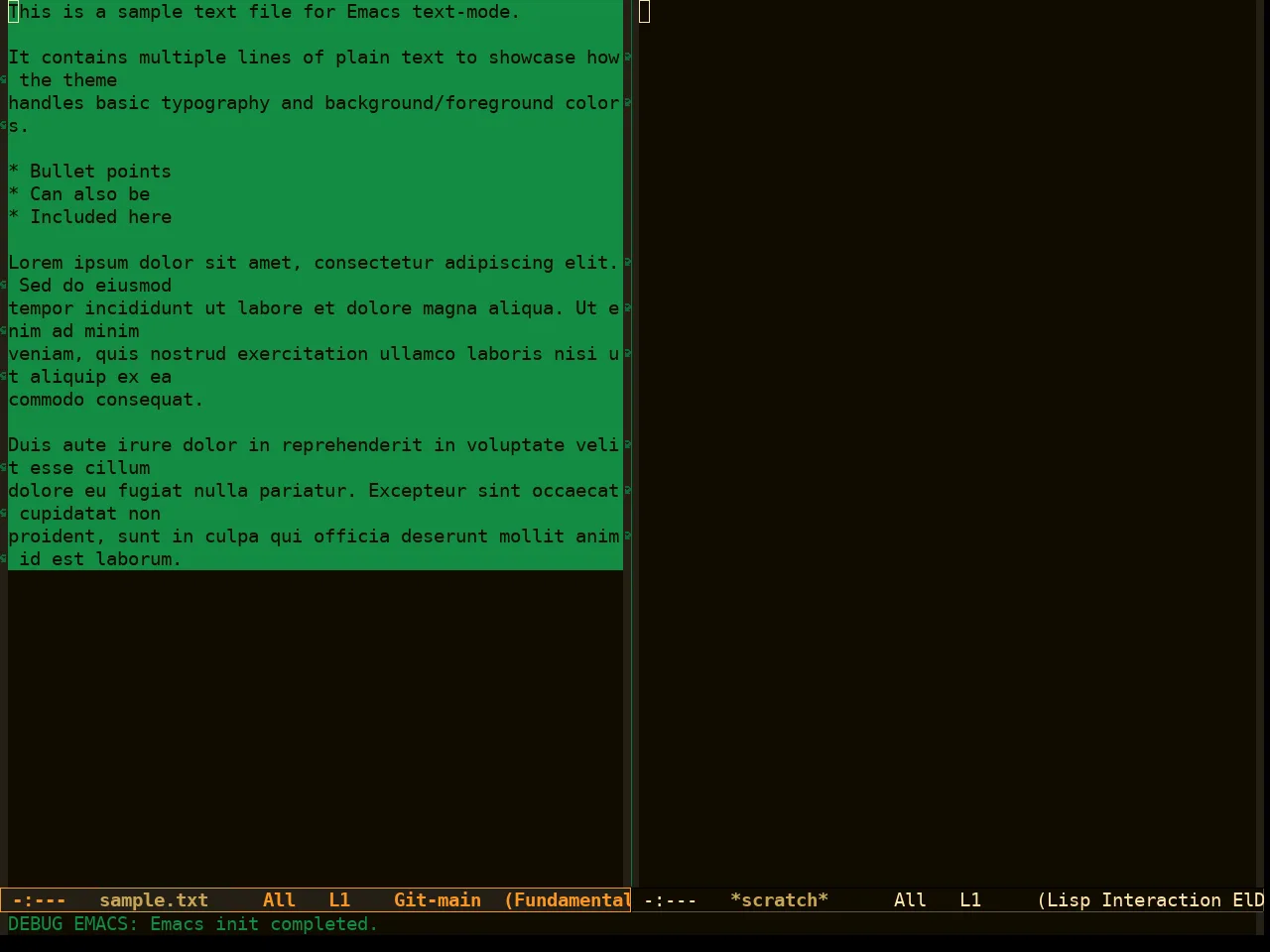 Morrowind Theme in fundamental-mode