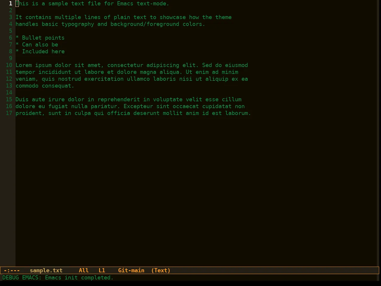 Morrowind Theme in text-mode