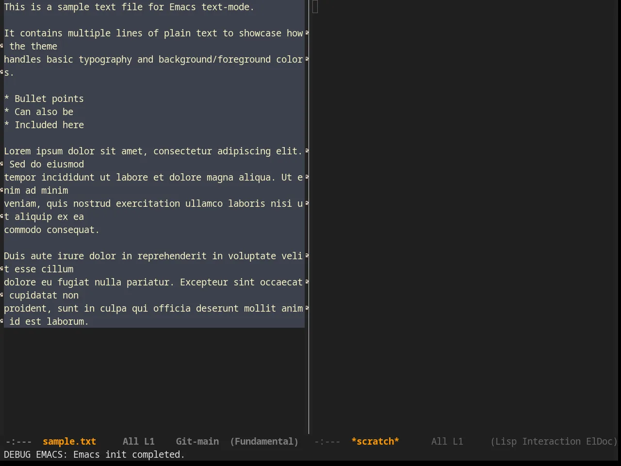Mustang Theme in fundamental-mode