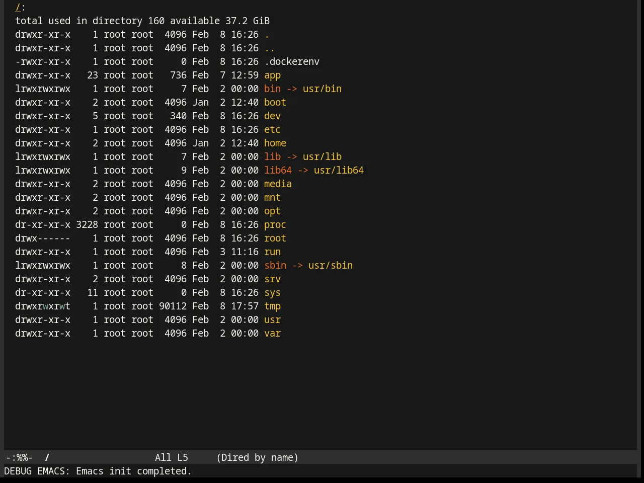 Mustard Theme in dired