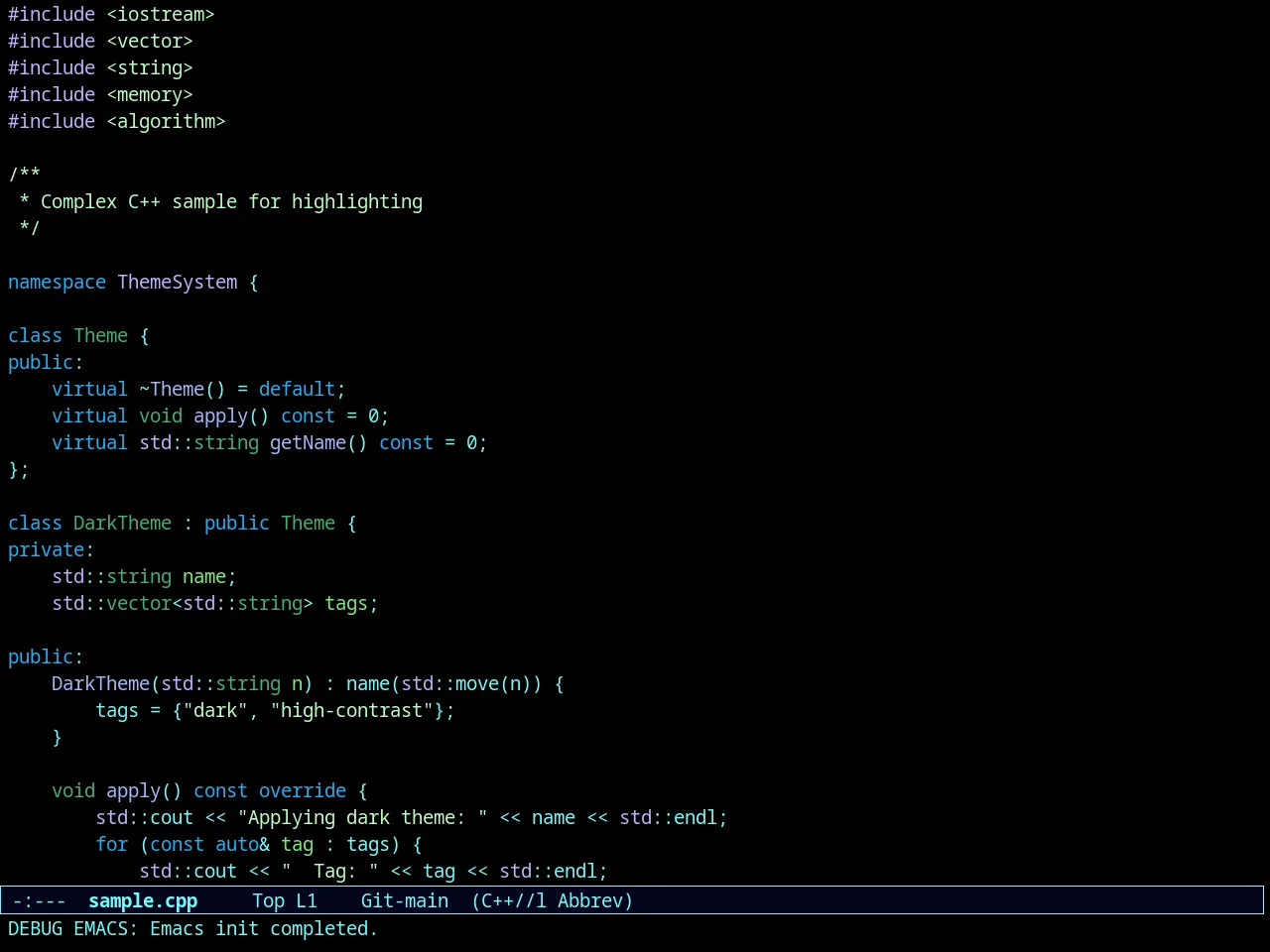 Naga-blue in c++-mode