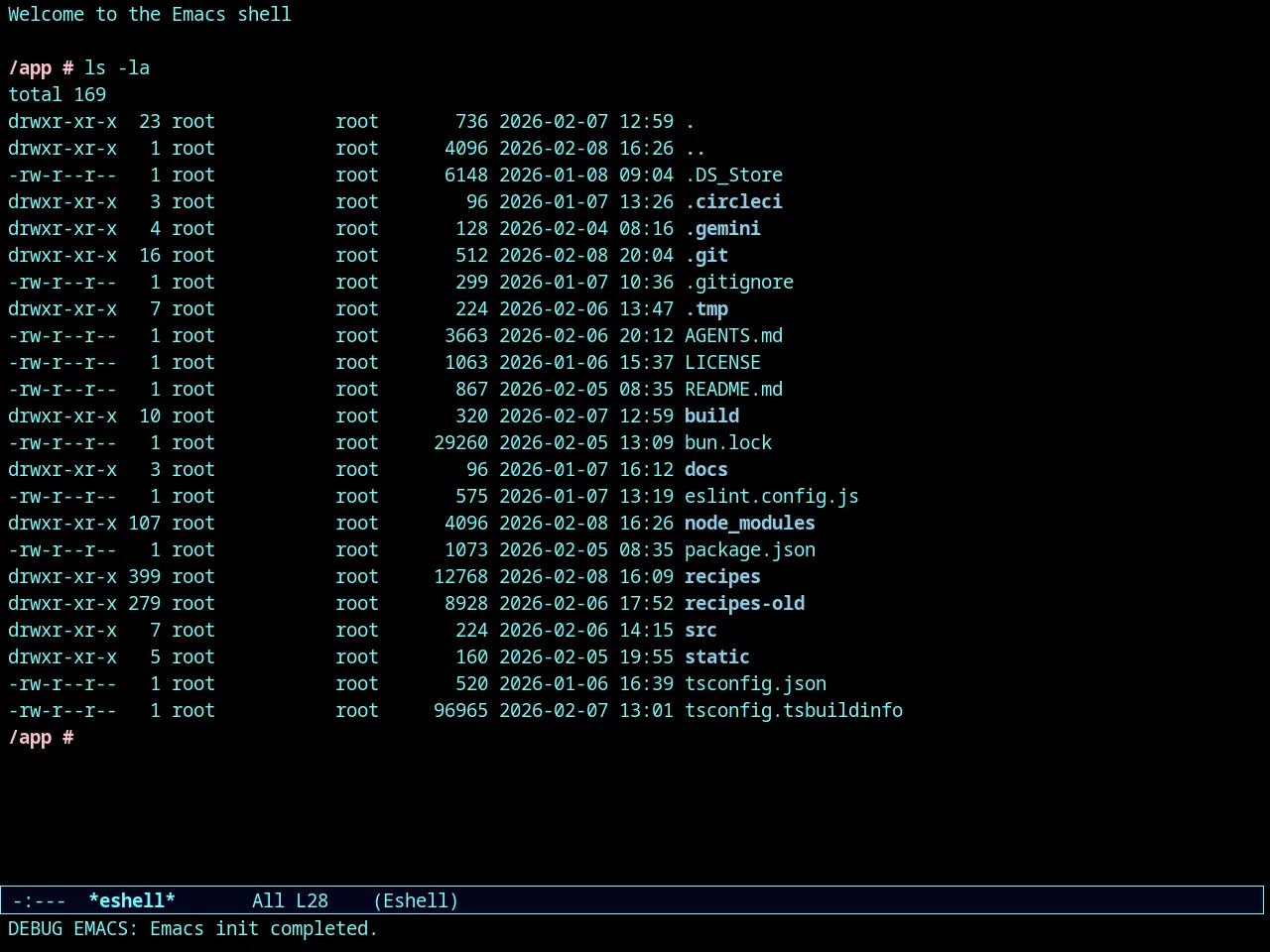 Naga-blue in eshell