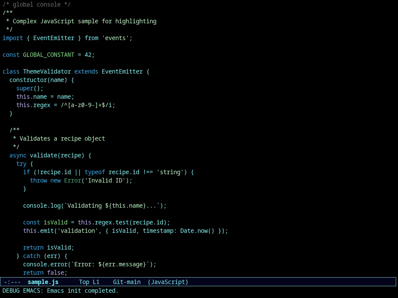 Naga-blue in javascript-mode
