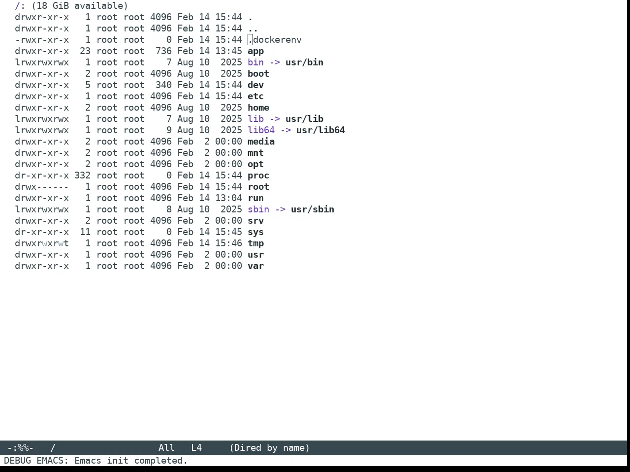Nano Light Theme in dired