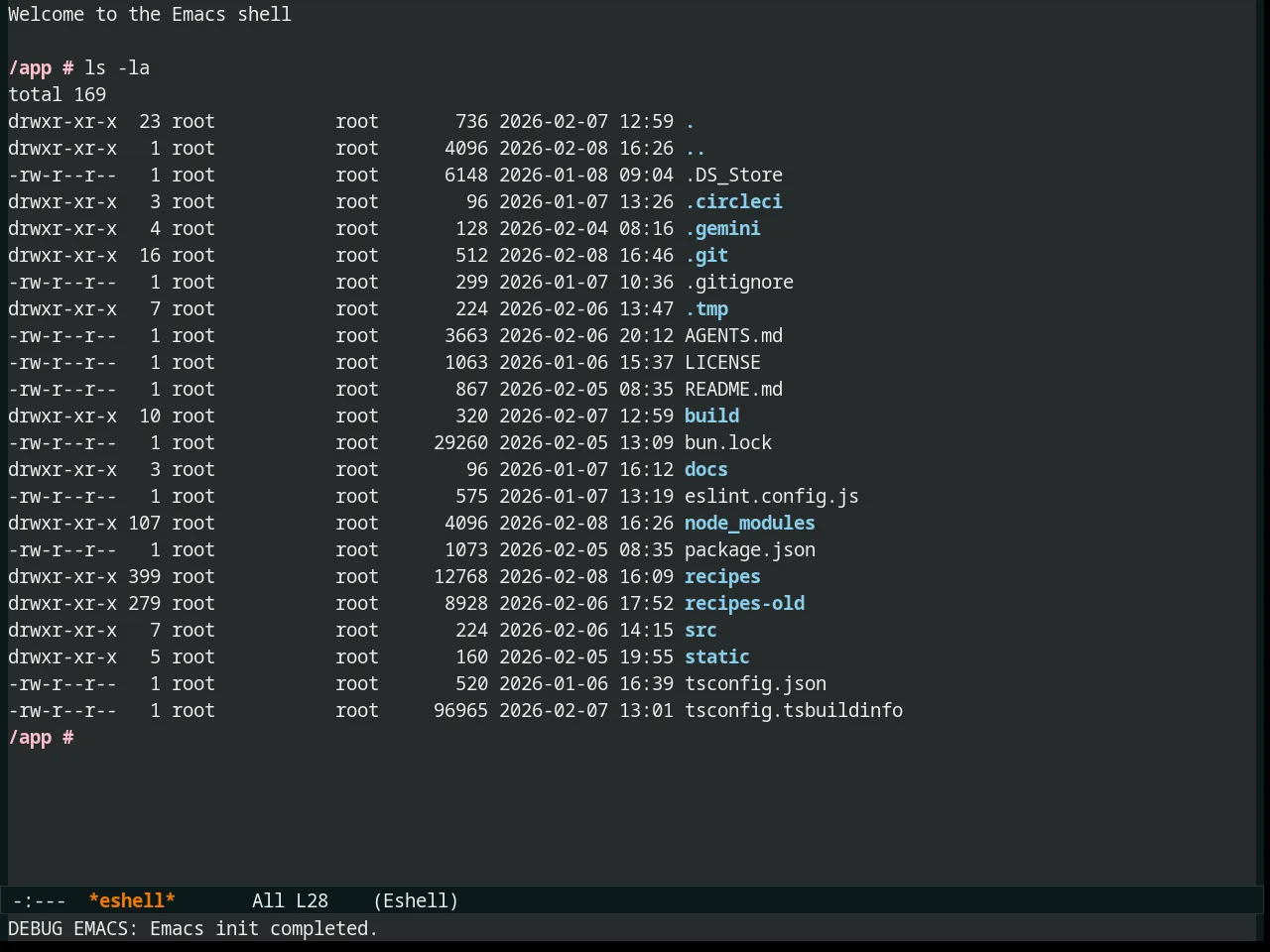 Naquadah Theme in eshell