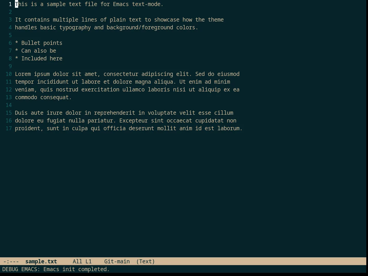 Naysayer Theme in text-mode