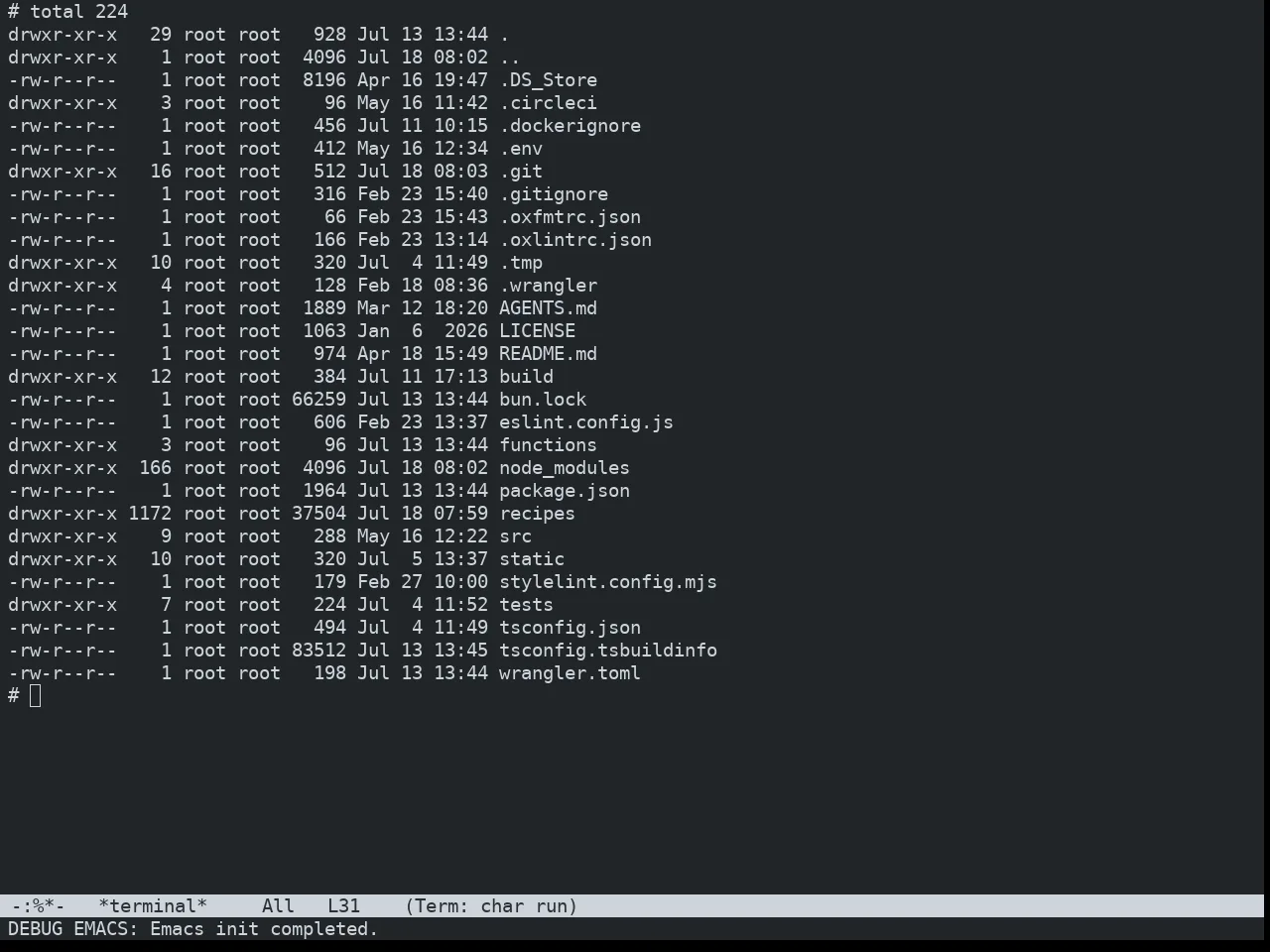 Nibelung Dark Theme in term