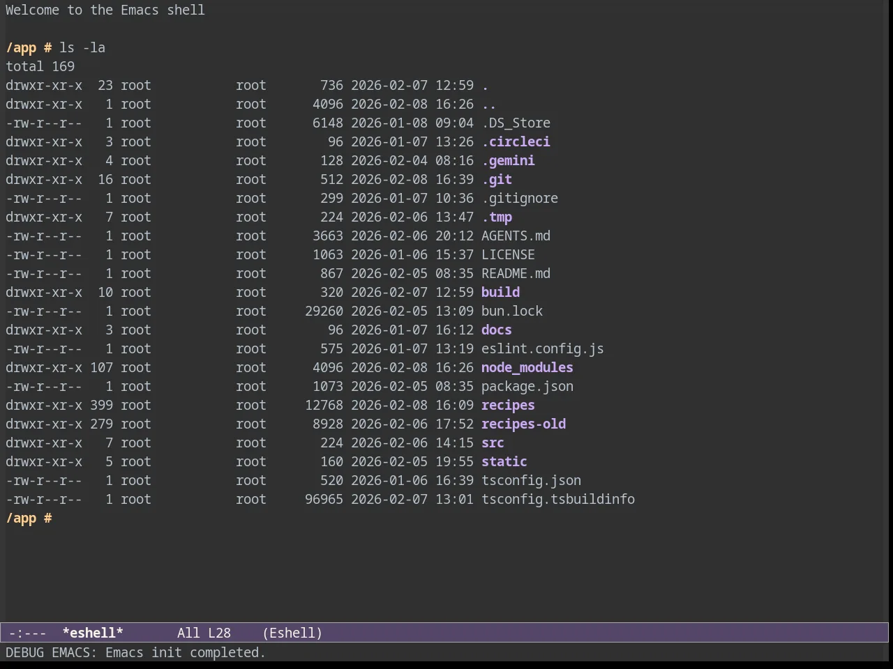 Niflheim Theme in eshell