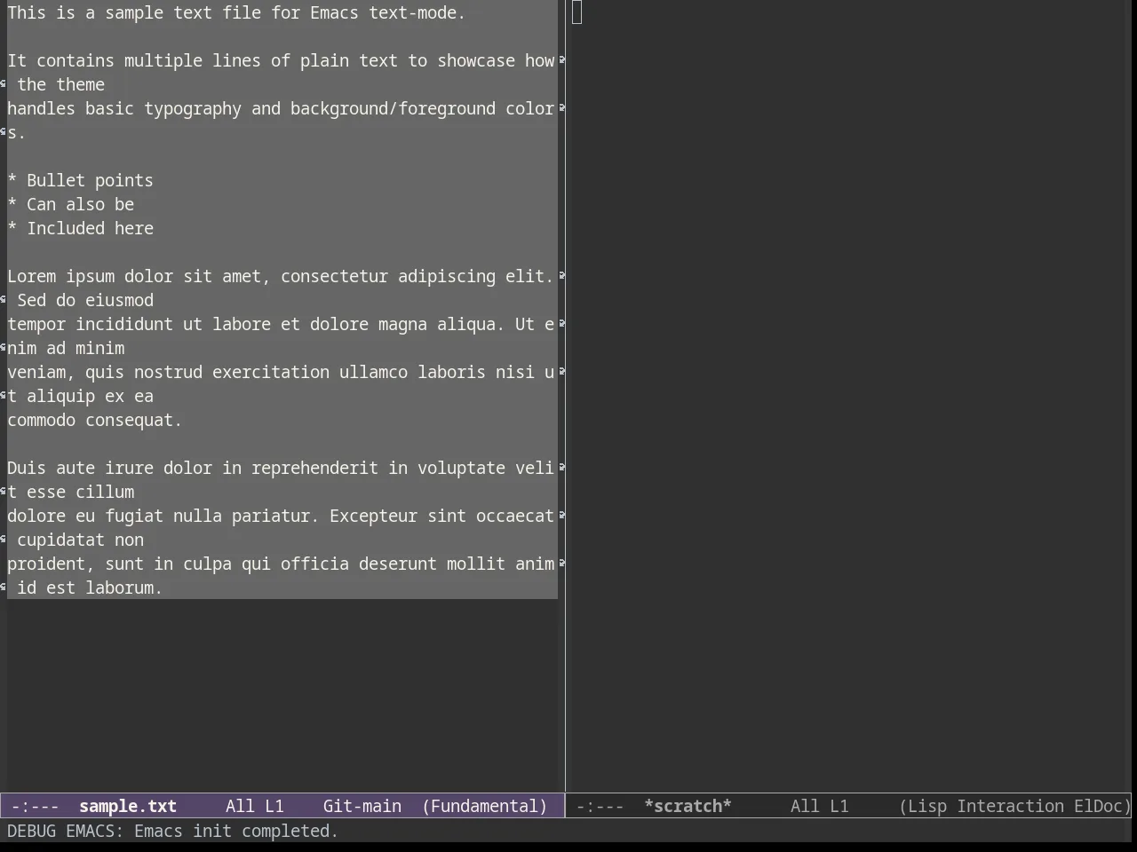 Niflheim Theme in fundamental-mode