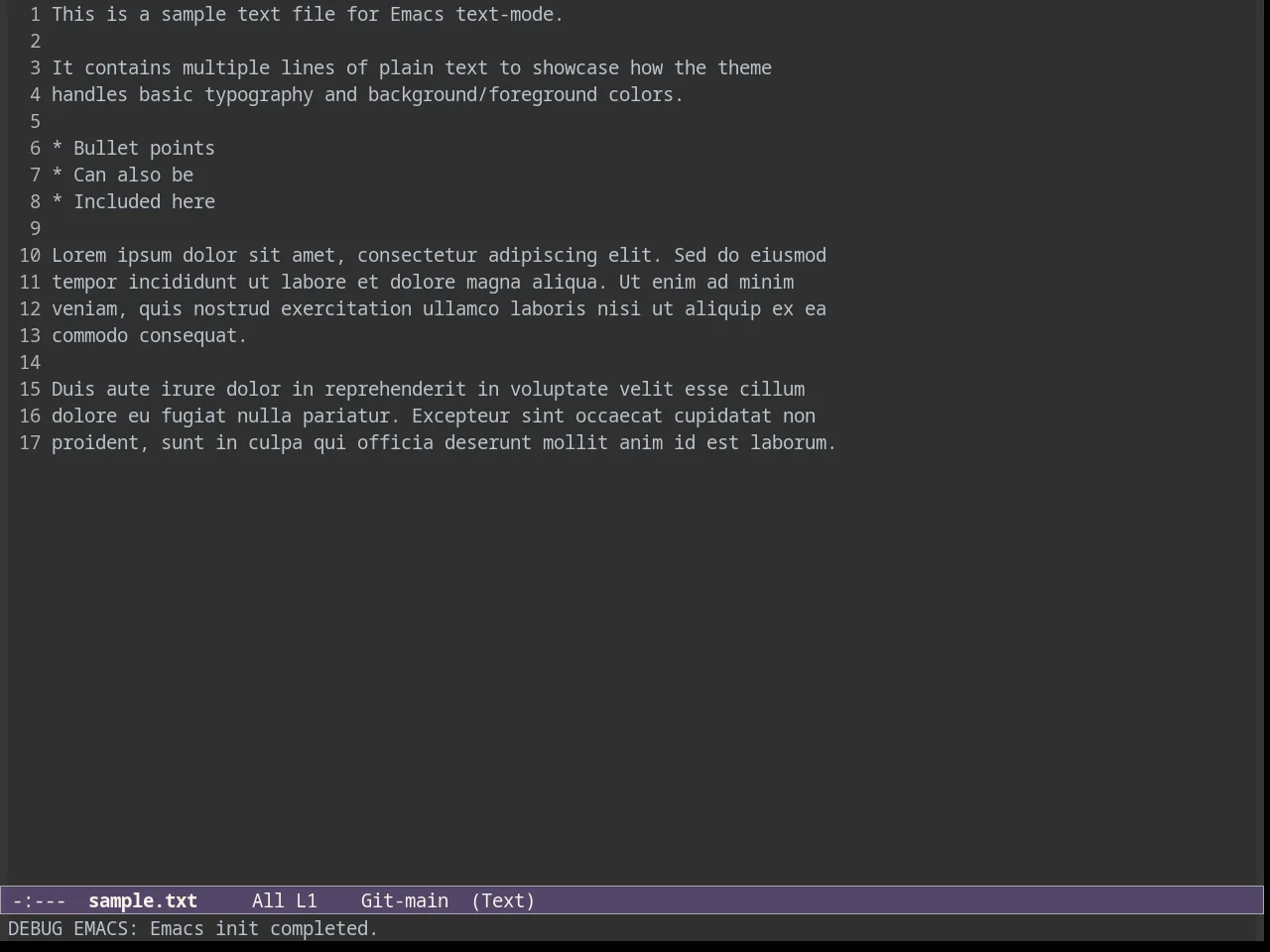 Niflheim Theme in text-mode