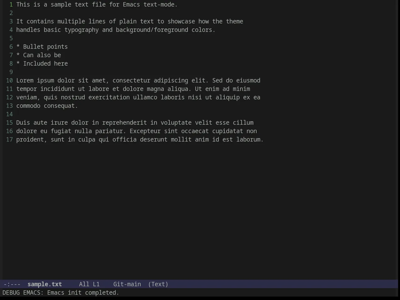 Nimbus Theme in text-mode