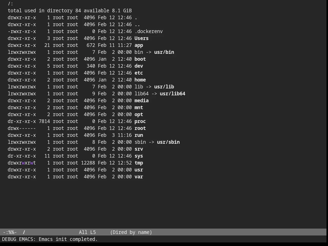 Nofrils Darkless Theme in dired
