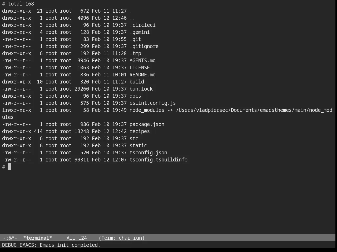 Nofrils Darkless Theme in term